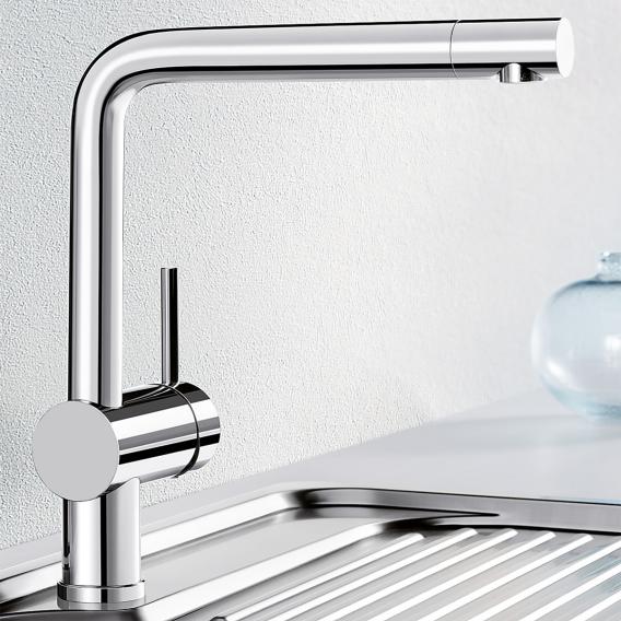 Blanco Linus single-lever kitchen mixer tap, for low pressure