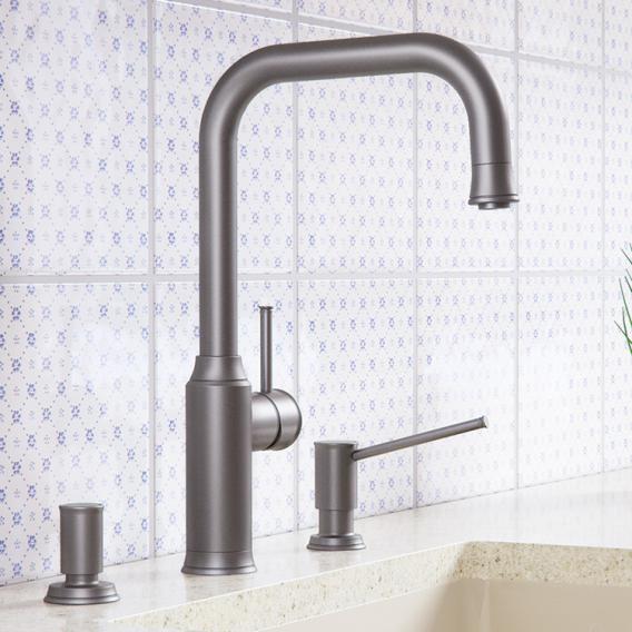 Blanco Livia-S single-lever kitchen mixer tap, with pull-out spout
