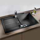 Blanco Metra 45 SF 廚房水槽，附瀝水器，可翻轉