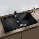 Blanco Metra 45 SF 廚房水槽，附瀝水器，可翻轉