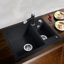 Blanco Metra 6 廚房水槽，附半碗，可翻轉