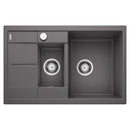 Blanco Metra 6 S Compcat 廚房水槽，附半碗和瀝水架，可翻轉