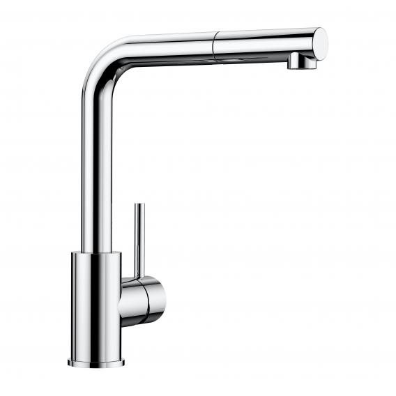 Blanco Mila-S single-lever kitchen mixer tap, with pull-out spout