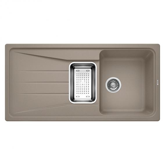 Blanco Sona 6 S kitchen sink with half bowl and drainer, reversible