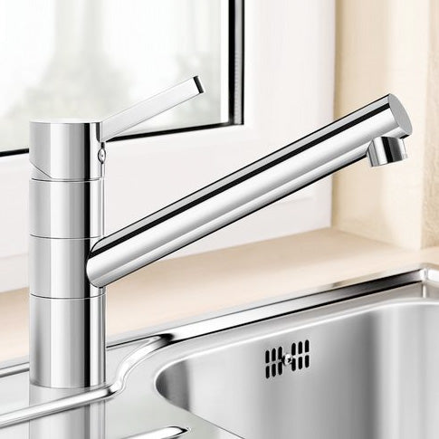 Blanco Tivo-F single lever kitchen mixer, for front-of-window installation