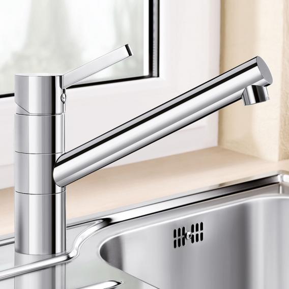 Blanco Tivo-F single lever kitchen mixer, for low pressure, for front-of-window installation