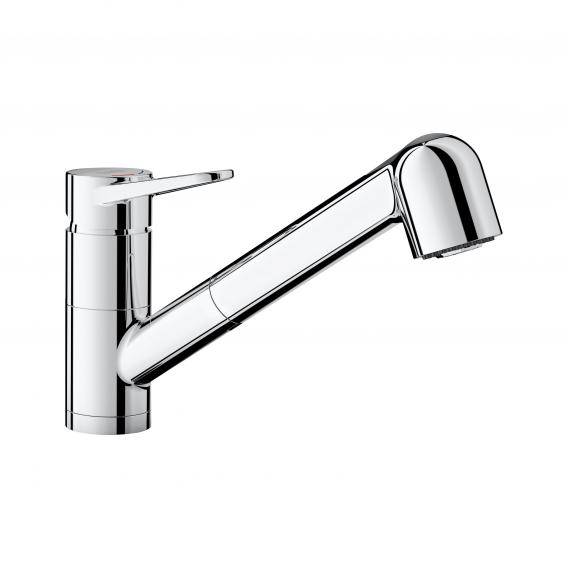 Blanco Wega-S-F II single-lever kitchen mixer tap, with pull-out spout, for front-of-window installation