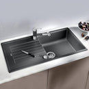 Blanco Zia XL 6 S 廚房水槽，附瀝水器，可翻轉