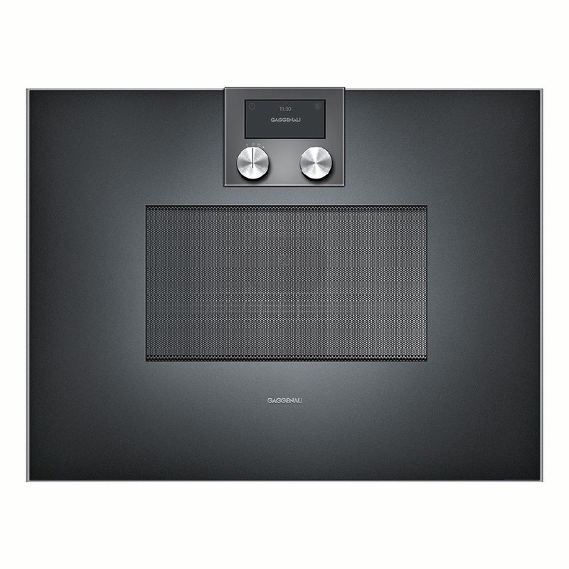 Gaggenau - 400 Series Combi-microwave Oven 60 x 45 cm Door Hinge: Right, Gaggenau Anthracite BM450100