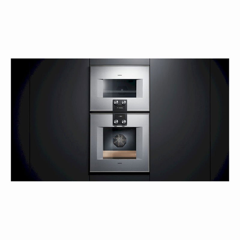 Gaggenau - 400 Series Combi-microwave Oven 60 x 45 cm Door Hinge: Right, Stainless Steel Behind Glass BM450110