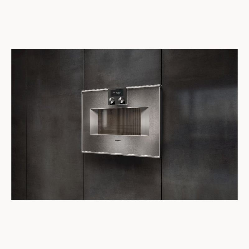 Gaggenau - 400 Series Combi-microwave Oven 60 x 45 cm Door Hinge: Right, Stainless Steel Behind Glass BM450110