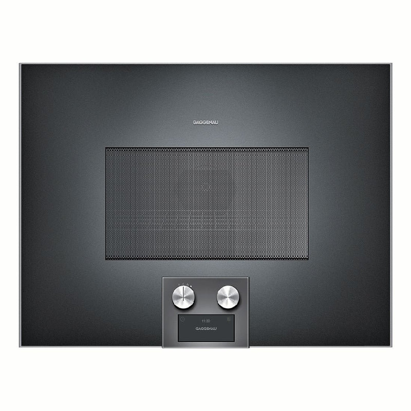 Gaggenau - 400 Series Combi-microwave Oven 60 x 45 cm Door Hinge: Right, Gaggenau Anthracite BM454100