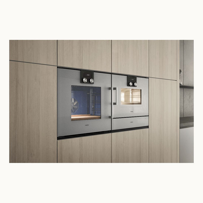 Gaggenau - 200 Series Oven 60 x 60 cm Door Hinge: Right, Gaggenau Metallic BOP210112