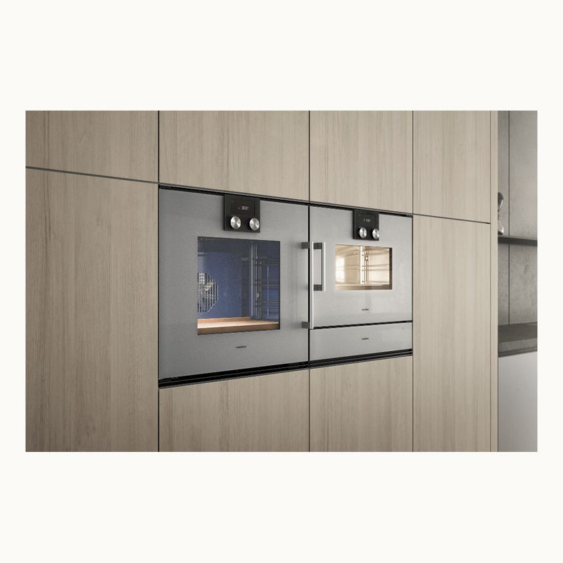 Gaggenau - 200 Series Oven 60 x 60 cm Door Hinge: Right, Gaggenau Metallic BOP220112