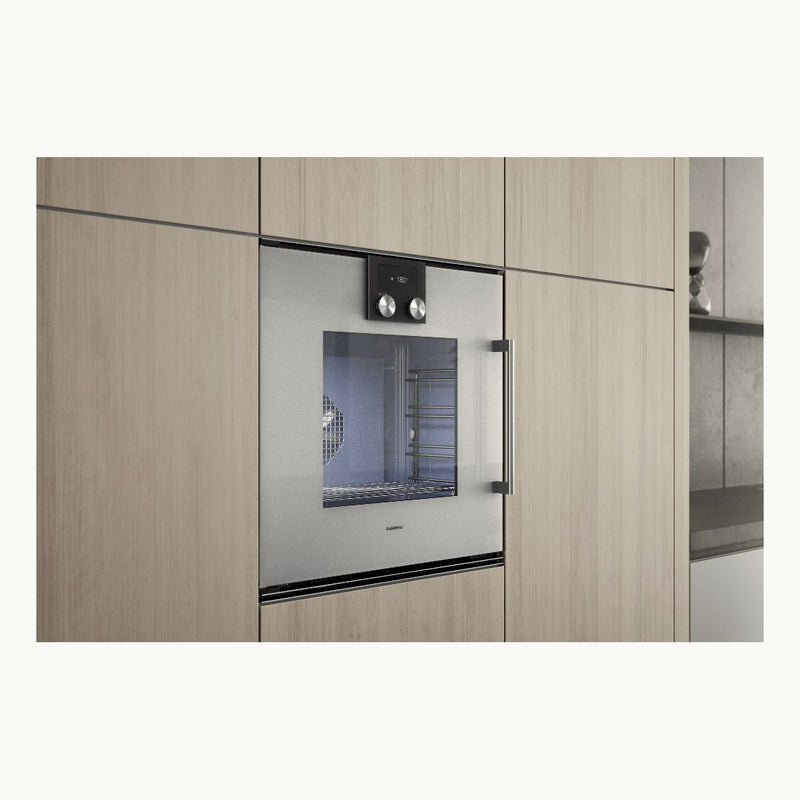 Gaggenau - 200 系列烤箱 60 x 60 cm 門鉸鏈：右側，Gaggenau 金屬 BOP220112