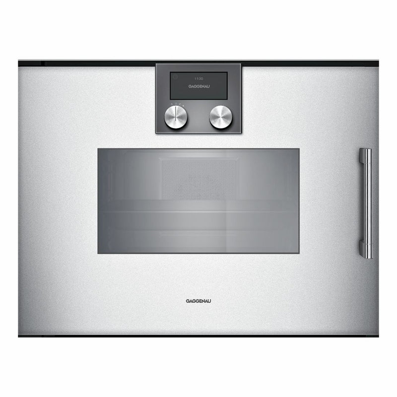 Gaggenau - 200 Series Combi-steam Oven 60 x 45 cm Door Hinge: Left, Gaggenau Silver BSP251131