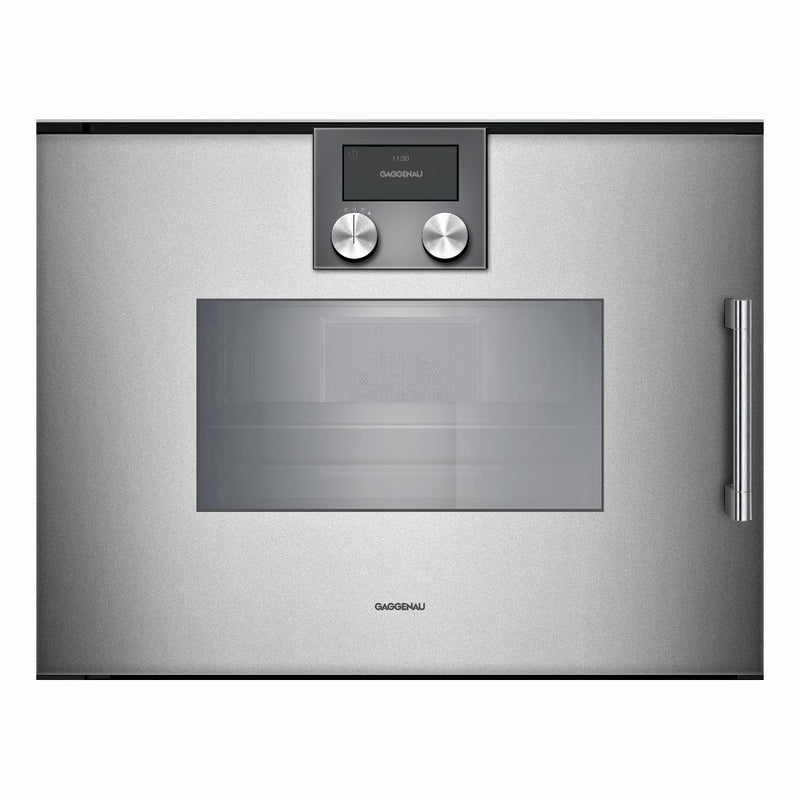 Gaggenau - 200 Series Combi-steam Oven 60 x 45 cm Door Hinge: Left, Gaggenau Metallic BSP261111