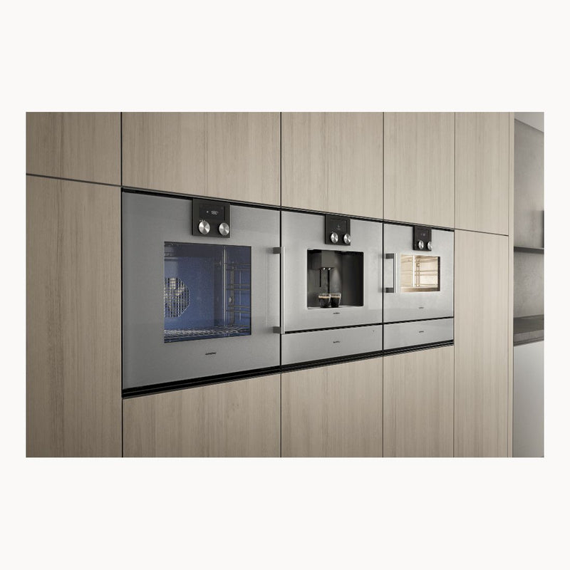 Gaggenau - 200 Series Combi-steam Oven 60 x 45 cm Door Hinge: Left, Gaggenau Metallic BSP261111