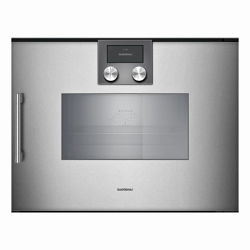 Gaggenau - 200 Series Combi-steam Oven 60 x 45 cm Door Hinge: Right, Gaggenau Metallic BSP270111
