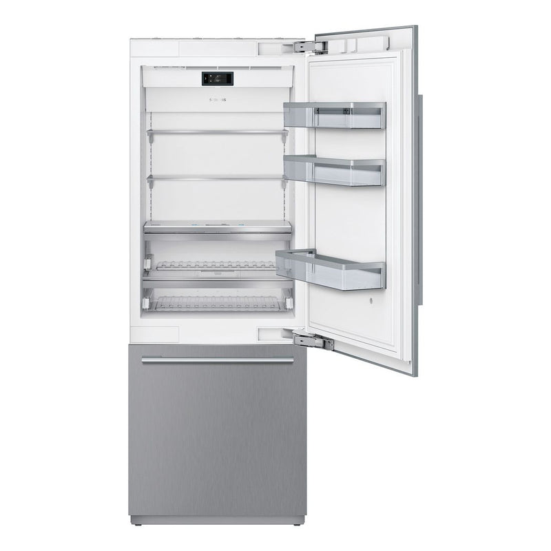 Siemens - IQ700 Built-in Fridge-freezer With Freezer At Bottom 212.5 x 75.6 cm Flat Hinge CI30BP02 