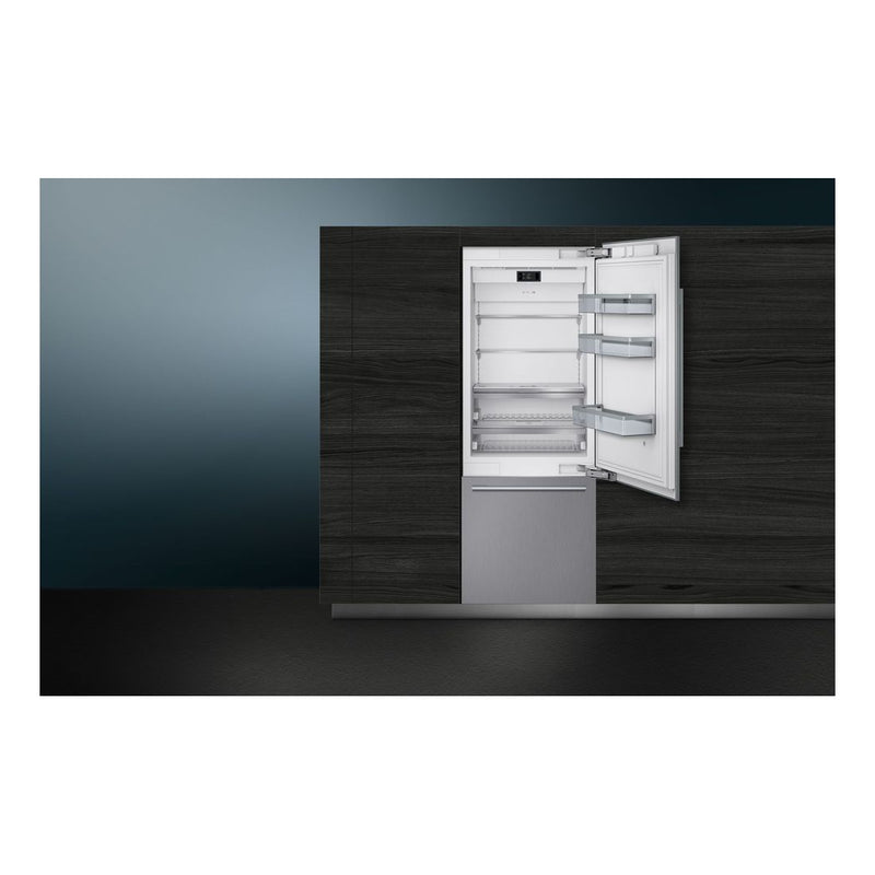 Siemens - IQ700 Built-in Fridge-freezer With Freezer At Bottom 212.5 x 75.6 cm Flat Hinge CI30BP02 