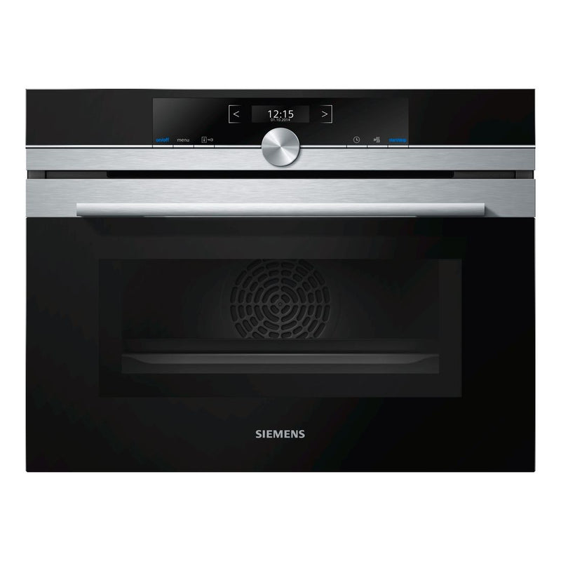 Siemens - IQ700 Built-in Compact Oven With Microwave Function 60 x 45 cm Stainless Steel CM633GBS1B 