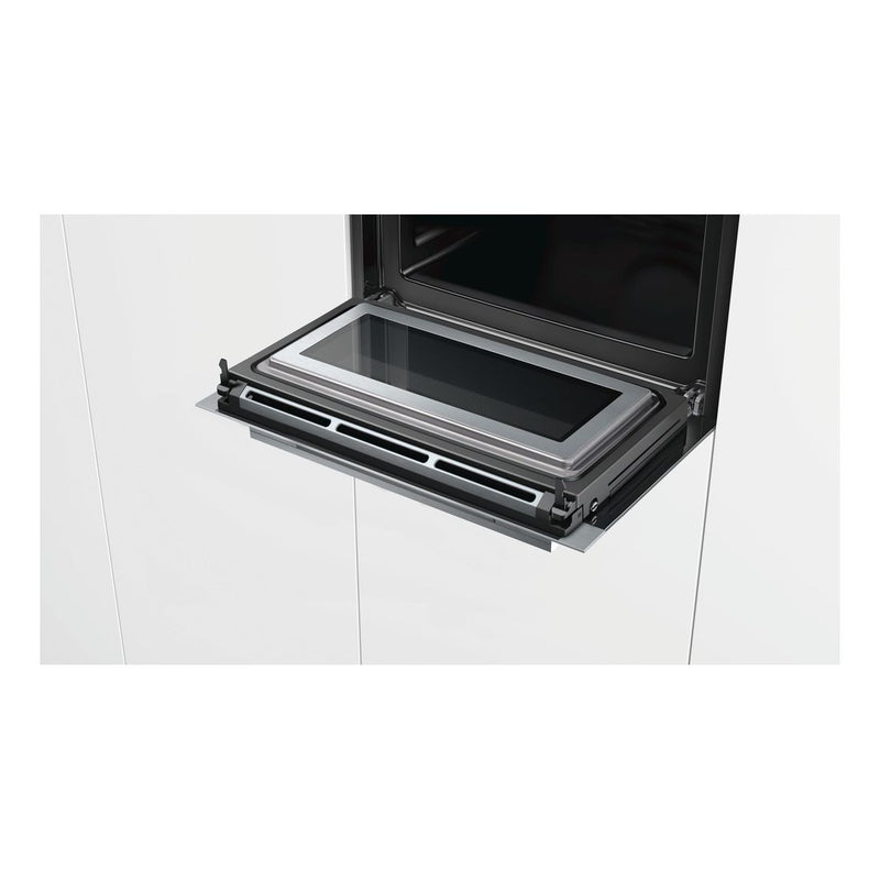 Siemens - IQ700 Built-in Compact Oven With Microwave Function 60 x 45 cm Stainless Steel CM678G4S6B 