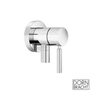 Dornbracht concealed, single-lever mixer with escutcheon and integrated shower connection