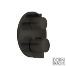 Dornbracht concealed thermostat with volume regulation