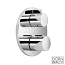 Dornbracht concealed thermostat with volume regulation