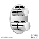 Dornbracht concealed thermostat with volume regulation