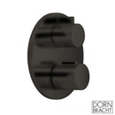 Dornbracht concealed thermostat with volume regulation