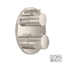 Dornbracht concealed thermostat with volume regulation