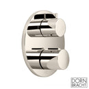 Dornbracht concealed thermostat with volume regulation