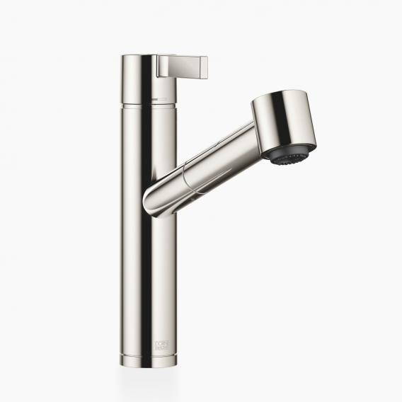 Dornbracht eno single-lever kitchen mixer tap, with pull-out spout