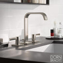 Dornbracht IMO three hole basin fitting with pop-up waste set