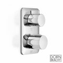 Dornbracht Lissé concealed thermostat with volume regulation