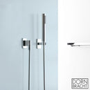 Dornbracht LULU hand shower set with single escutcheons