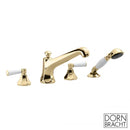 Dornbracht Madison deck/tile-mounted, four-hole bath mixer