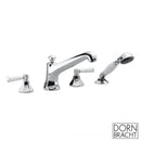 Dornbracht Madison deck/tile-mounted, four-hole bath mixer