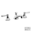 Dornbracht Madison three hole basin fitting with pop-up waste set