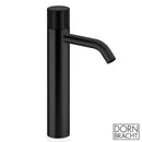 Dornbracht Meta pure single-lever basin mixer, with tall mixer pillar