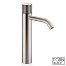 Dornbracht Meta pure single-lever basin mixer, with tall mixer pillar