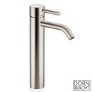 Dornbracht Meta single-lever basin mixer, with tall mixer pillar