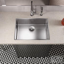 Dornbracht 拋光不鏽鋼廚房水槽 550 