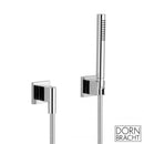 Dornbracht shower hose set with individual escutcheon