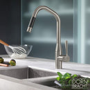 Dornbracht Sync single-lever kitchen mixer tap, with pull-out spout