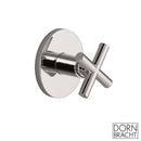 Dornbracht Tara. concealed two-way and three-way diverter matt platinum