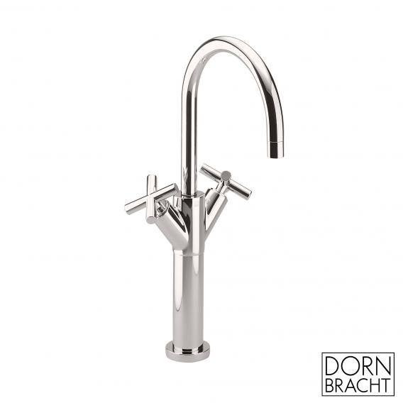 Dornbracht Tara. monobloc basin mixer with raised pillar without waste set