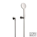 Dornbracht Tara. shower hose set with individual escutcheon